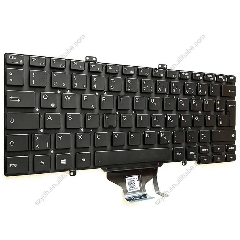 New Original Backlit Teclado GR German Laptop Keyboard For Dell Latitude 7400 E7400 L3400 5400 Deutsch DE 0VWKCT
