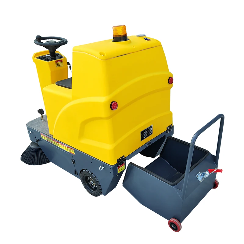 Small Street Sweeper Industrial Sidewalk Sweeper Automatic Ride On Road Sweeper Floor Cleaning Machine snow removal machine