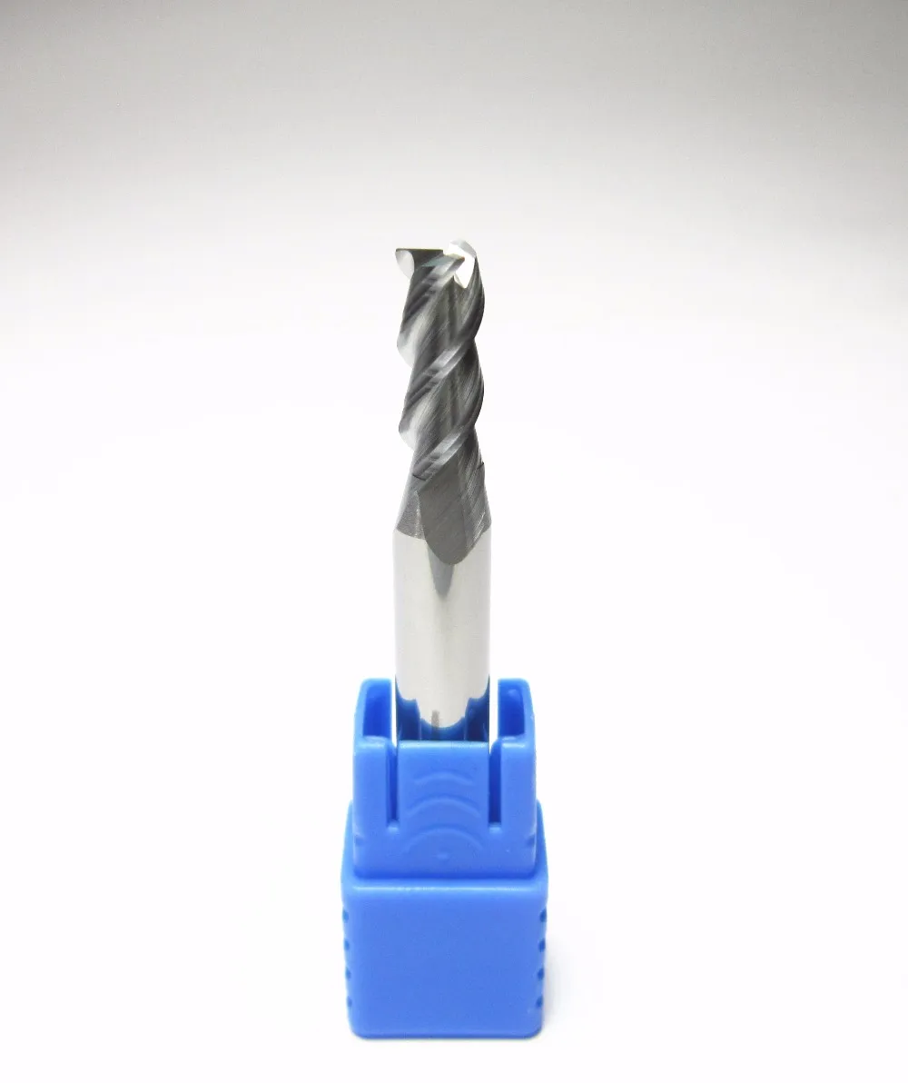 three 3 flutes HRC55 diameter 5MM end mills CNC machine milling cutter for aluminum copper other non-ferrous metal 55HRC L=50MM