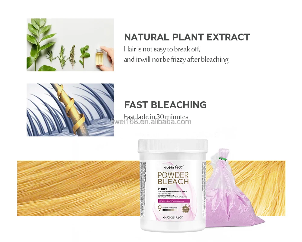 Wholesale Permanent Hair Color Change Fast Hair Color Dye Powder Hair Bleach Products Bleaching Powder