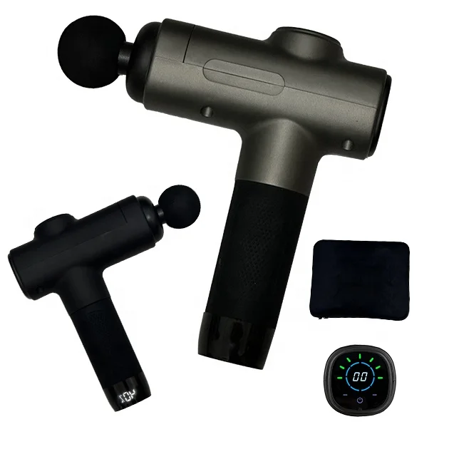 Cordless Handheld Vibration Massager Gun Professional Massager Device Deep Tissue Sports Body Muscle Massage Gun