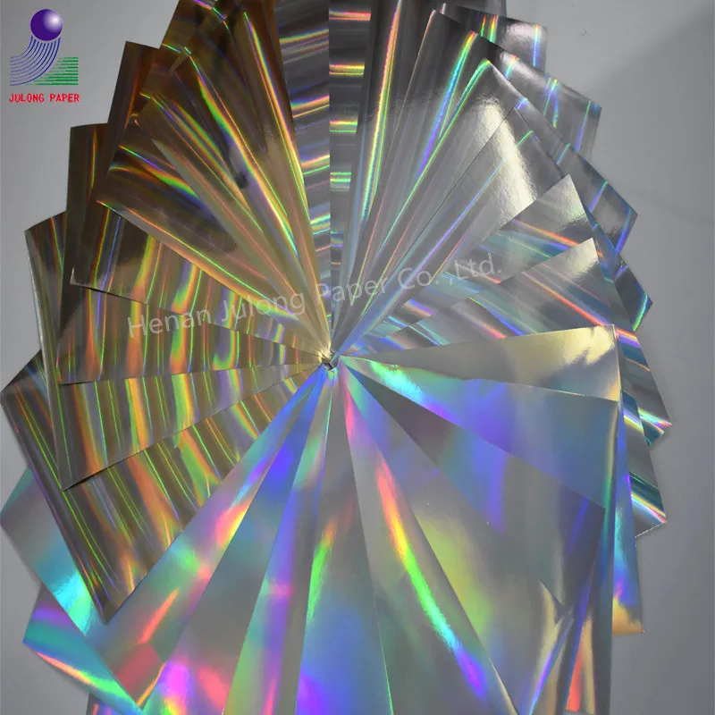 250GSM 320GSM metallic holographic wrapping paper