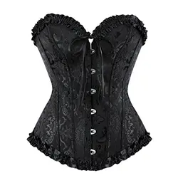 Ladymate ODM/OEM Corset grande taille Women plus size corset Bustier Gothic Waist Trainer Lingerie Overbust Vintage corset tops