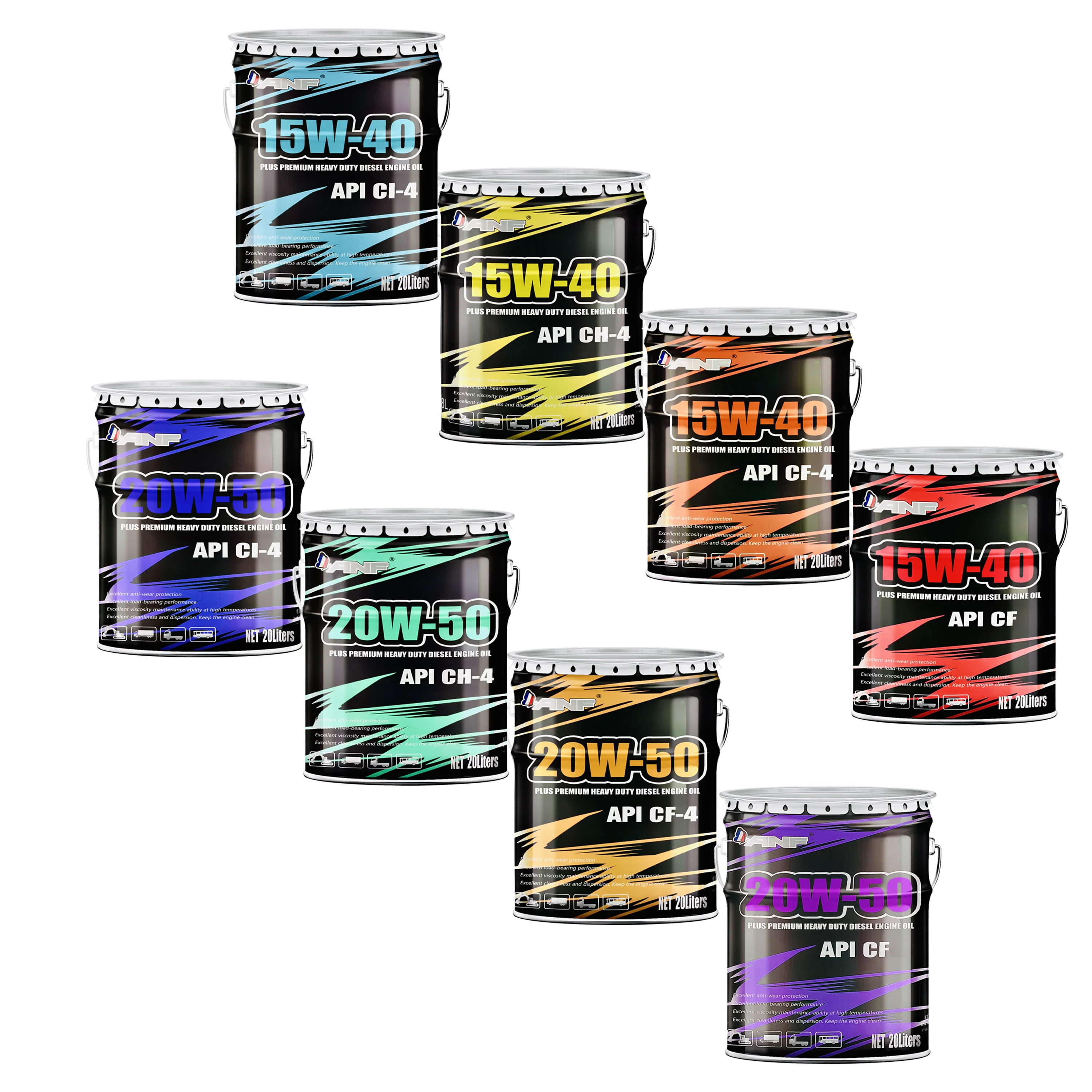 Дизельные смазки aceites 15w40 масло моторного двигателя 20w50 королевский фиолетовый