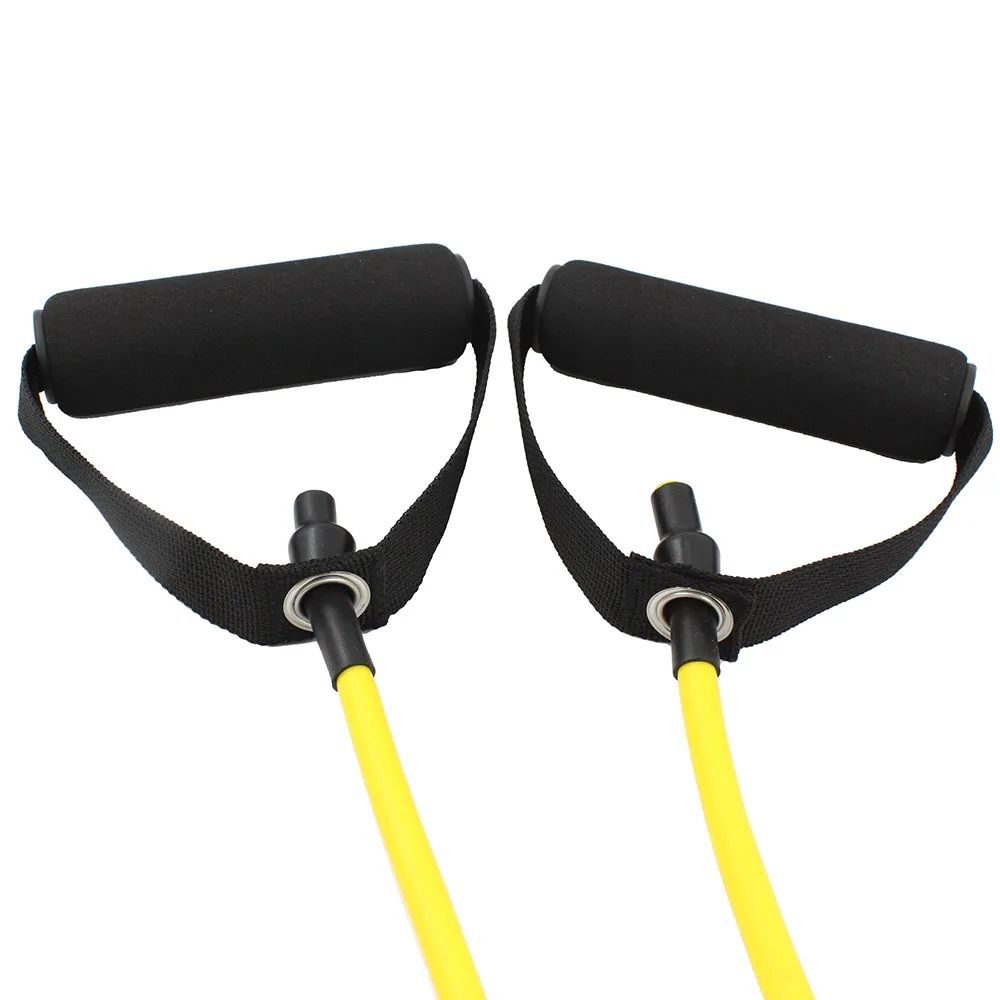 Home Gym Workouts Sports Heavy Latex Resistance Tube with Door Anchor