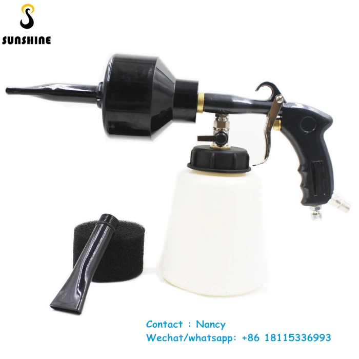 Automotive High Pressure Washer Portable Car Wash Foam Interior Deep Cleaning Machine Gun