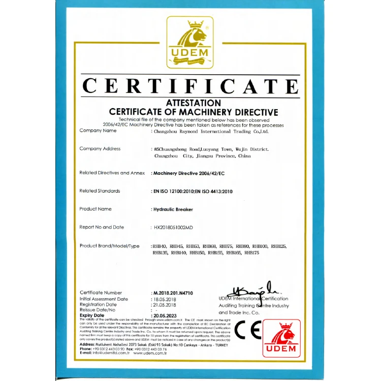 Demolition Hydraulic Breaker PC200 20 Ton Mini Excavator Rock Hydraulic Hammer for Sale