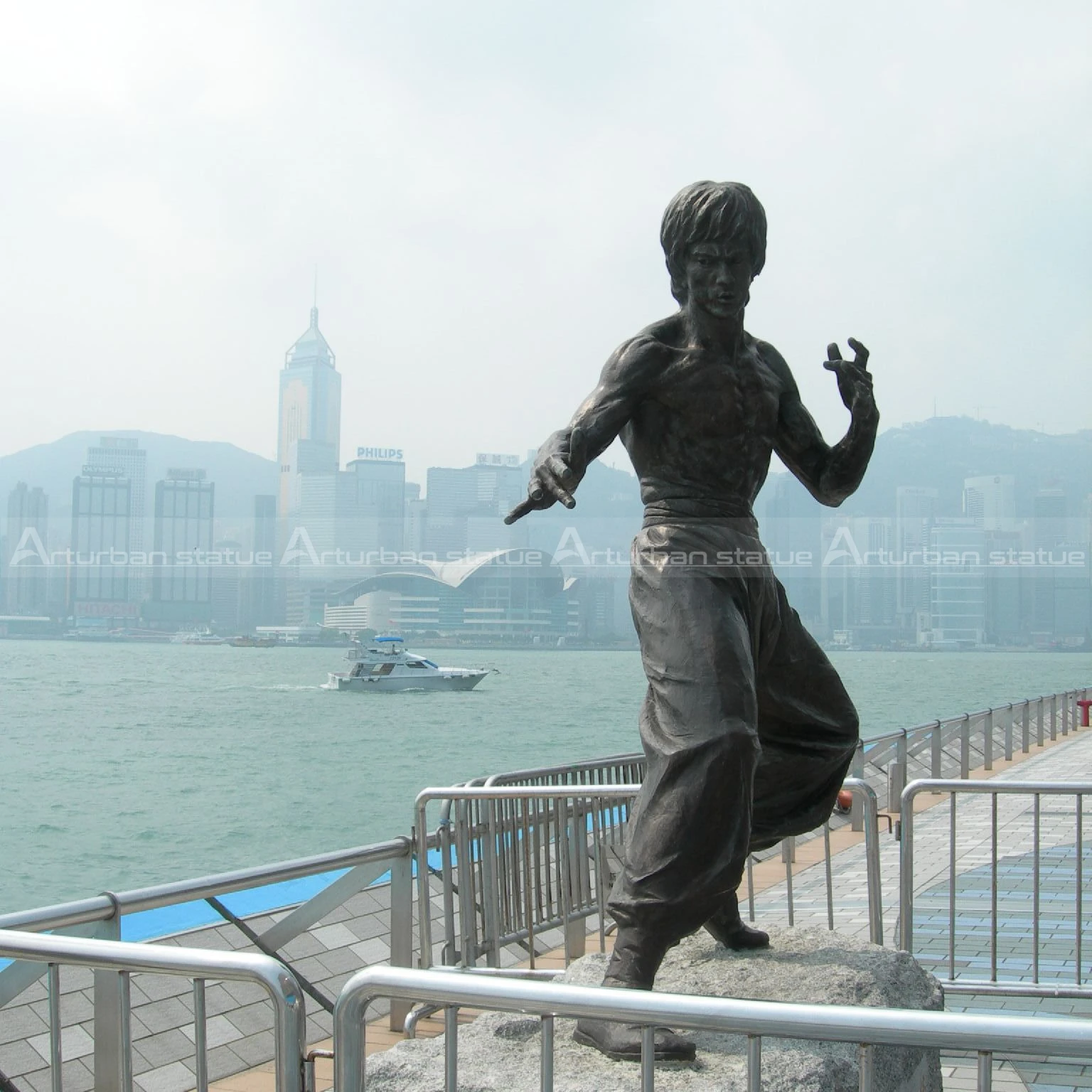 Bruce lee statue for sale famous action Hong Kong figure World Kung Fu Star Bruce lee statue