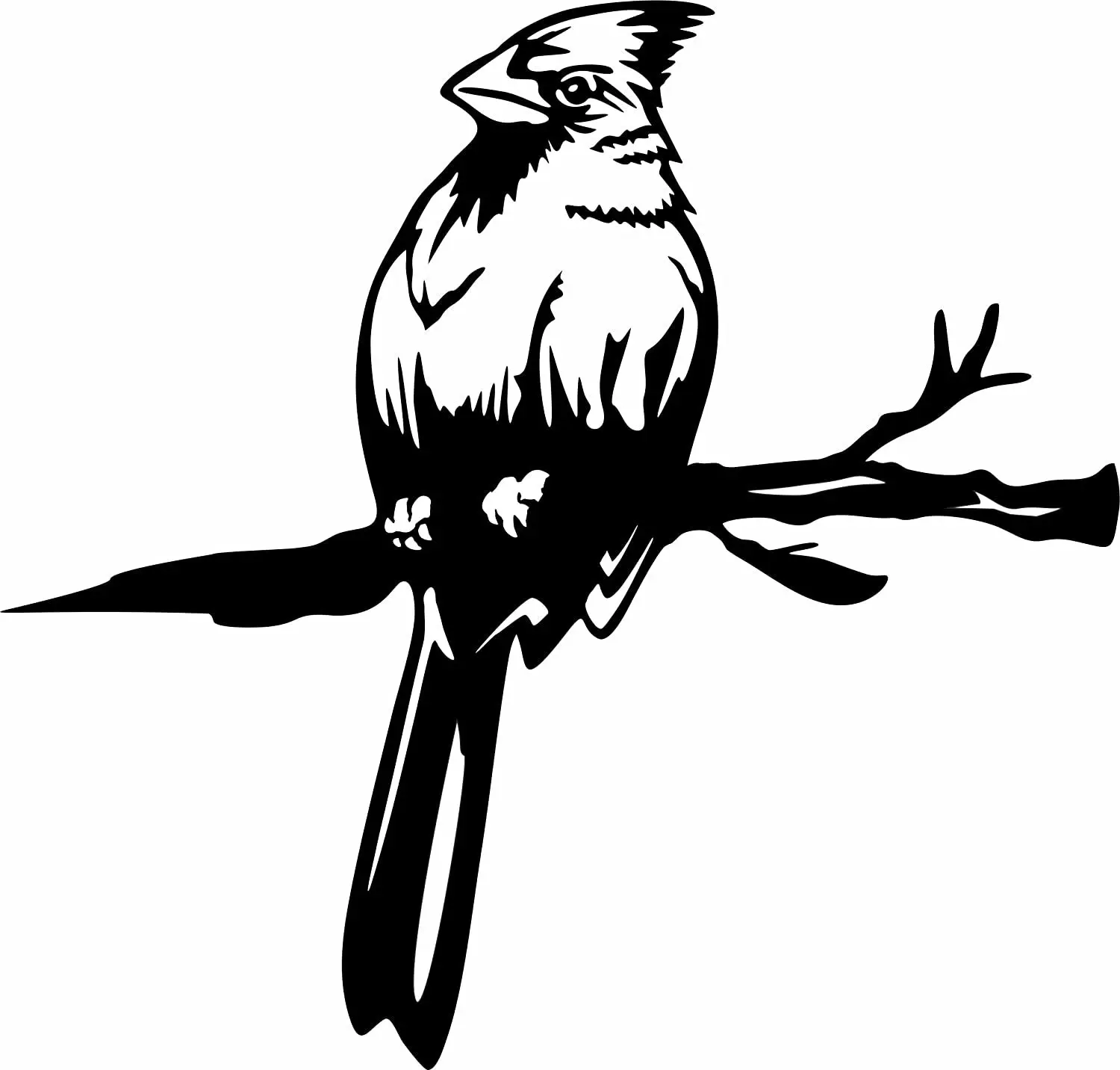 Independent station metal animal silhouette eagle pattern garden tree plug-in garden garden decoration sculpture