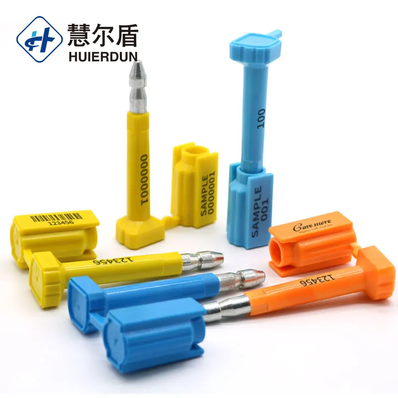 HED-BS108 tamper proof coated high security spin barrier anti-theft bolt seal for truck lock