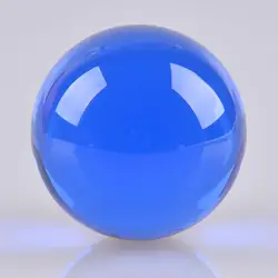 Glass Crystal Ball 100mm Healing Sphere Photography Props Ball Gifts without base