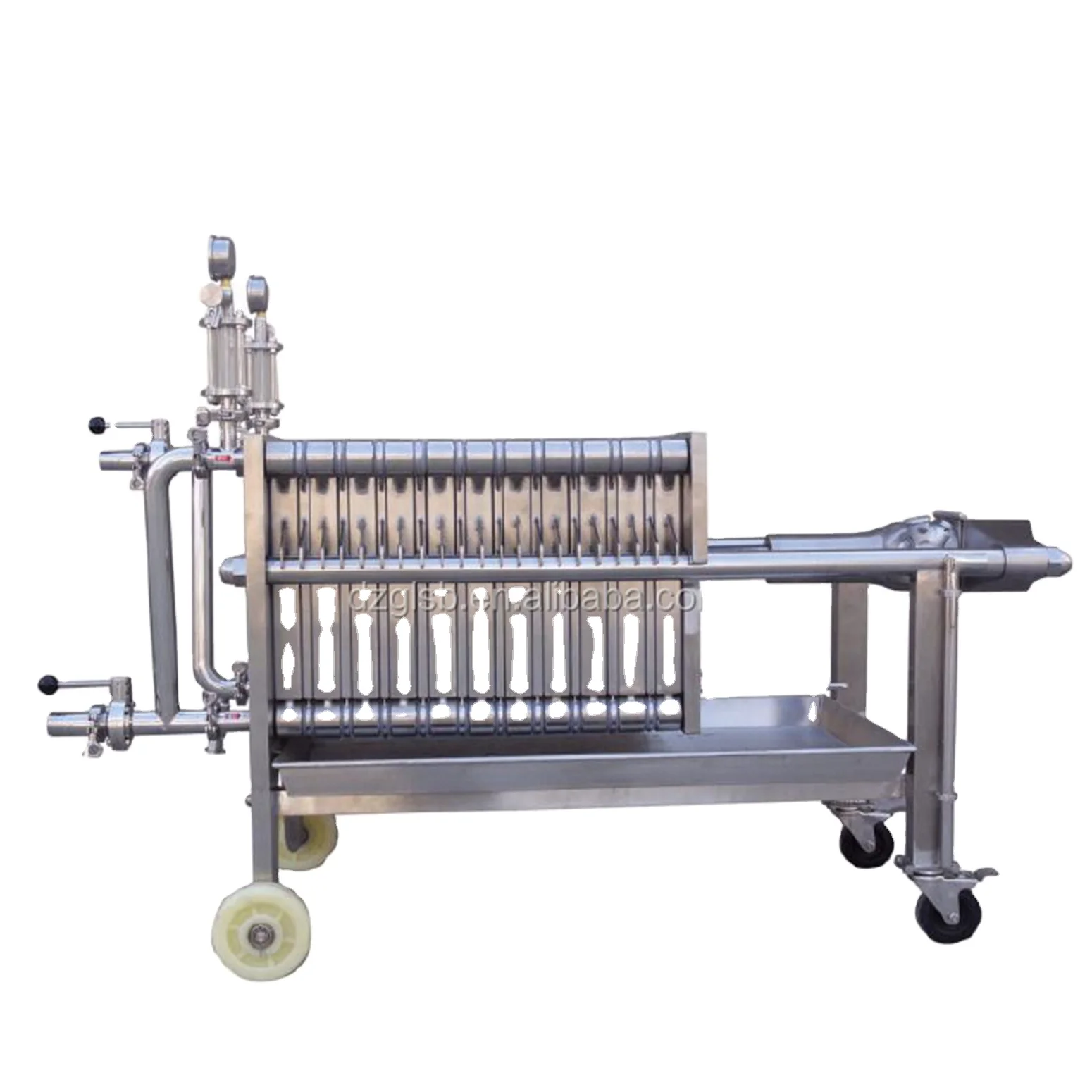 Beer Wine Plate and Frame Filter Press Machine for Wine or Beer