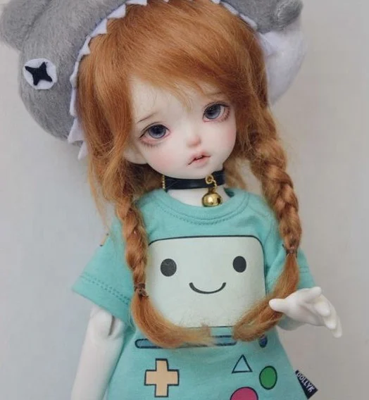 Blythe Doll Hair Extensions camel Mohair Goat Yak tail hair Hair