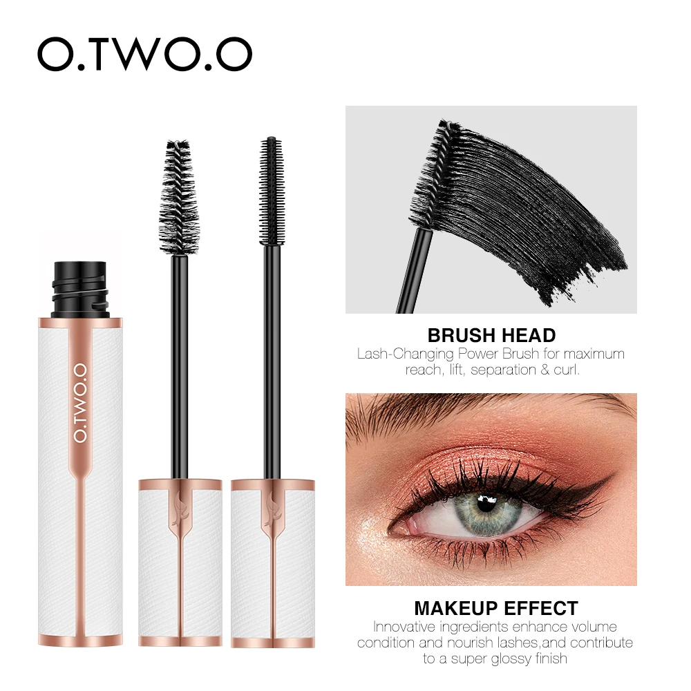 O.TWO.O Two Options Mascara with Fiber Effect Mascara 3d Eyelash Growth Mascara