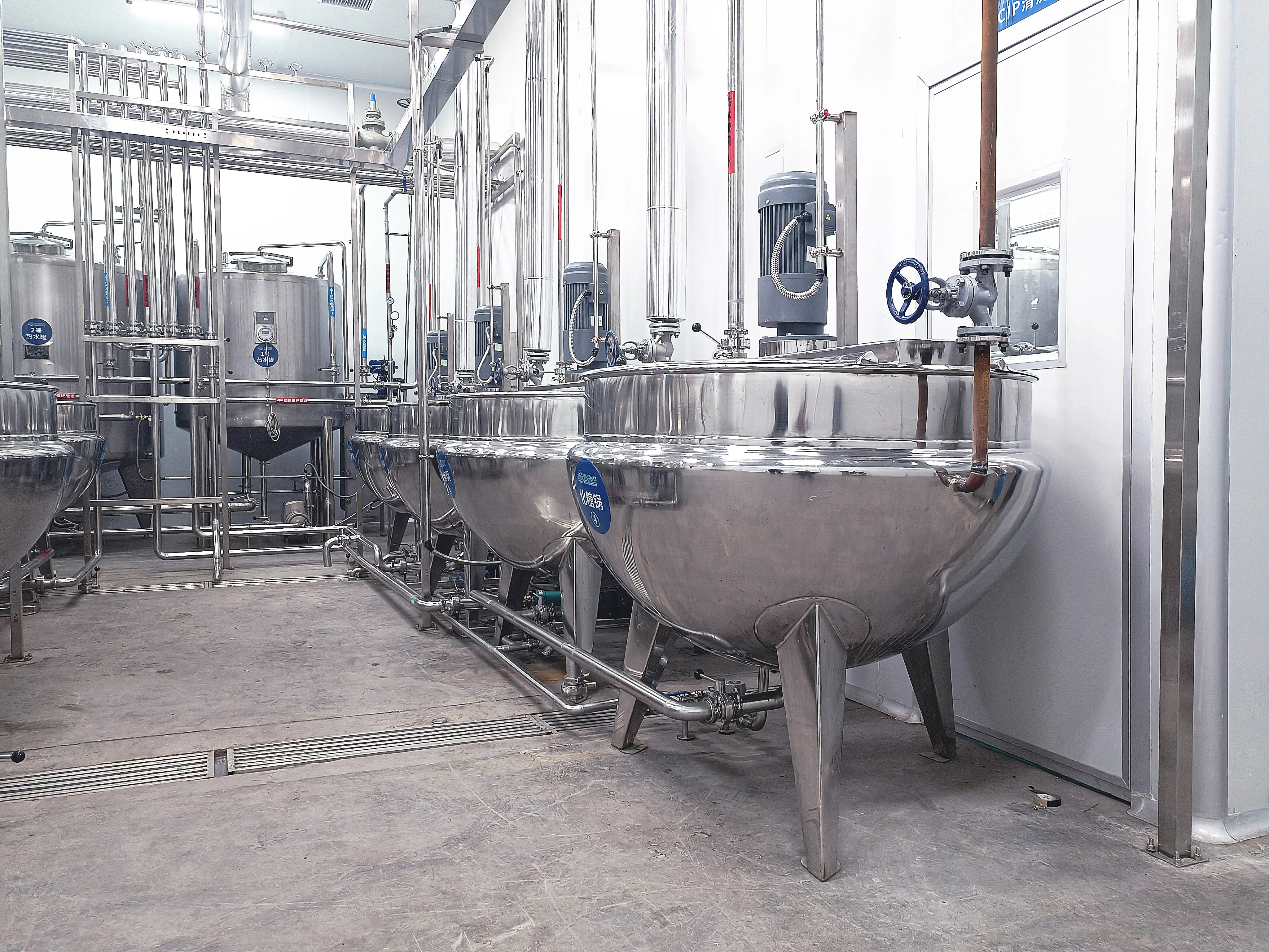 Промышленный паровой/газовый/электрический кухонный чайник с рубашкой, кухонный миксер, чайник с мешалкой