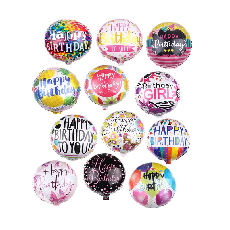 New design cartoon character 18 inch star heart globos aluminum foil balloon decoration kids toys party birthday balloon