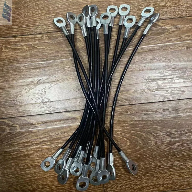 Commercial use Gym Cable Wire Rope Heavy Duty Steel Replacement Parts for Home Gym Fitness Cable Pulley Accessories 1/8' 3/16'