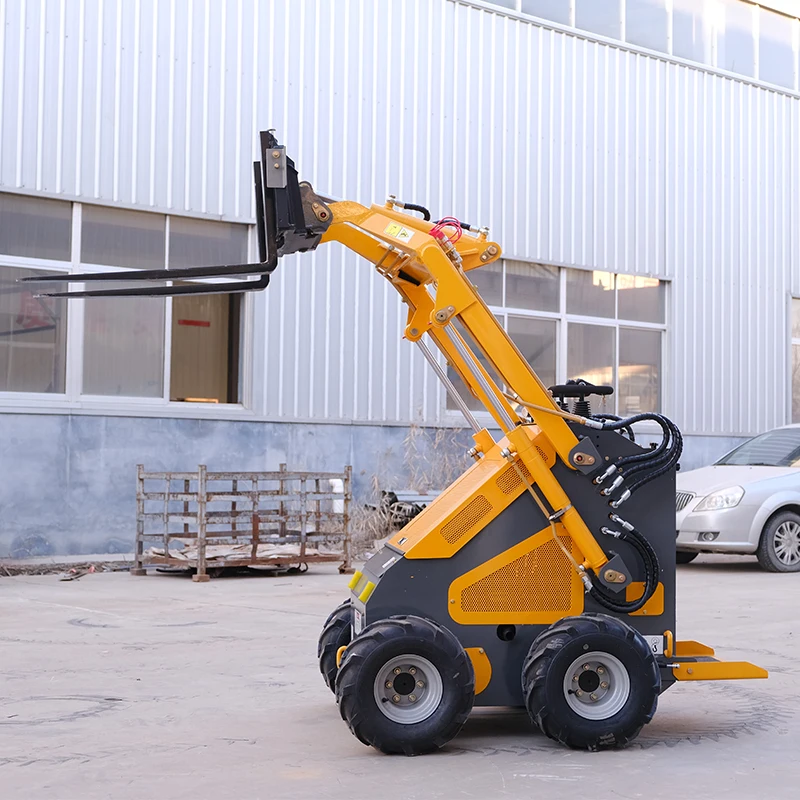 Euro 5 CE EPA Small Loader mini skid steer loader caterpillar 500kg 800kg skid steer track loader for sale