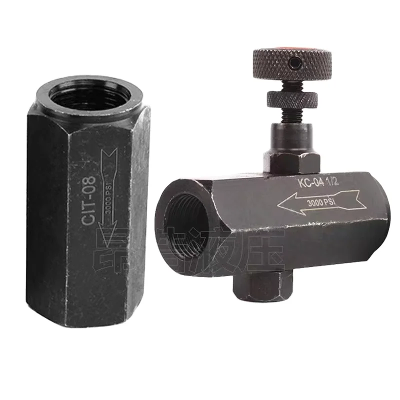 High Quality CIT series hydraulic one-way valve KC series hydraulic flow control valve hydraulic cylinder