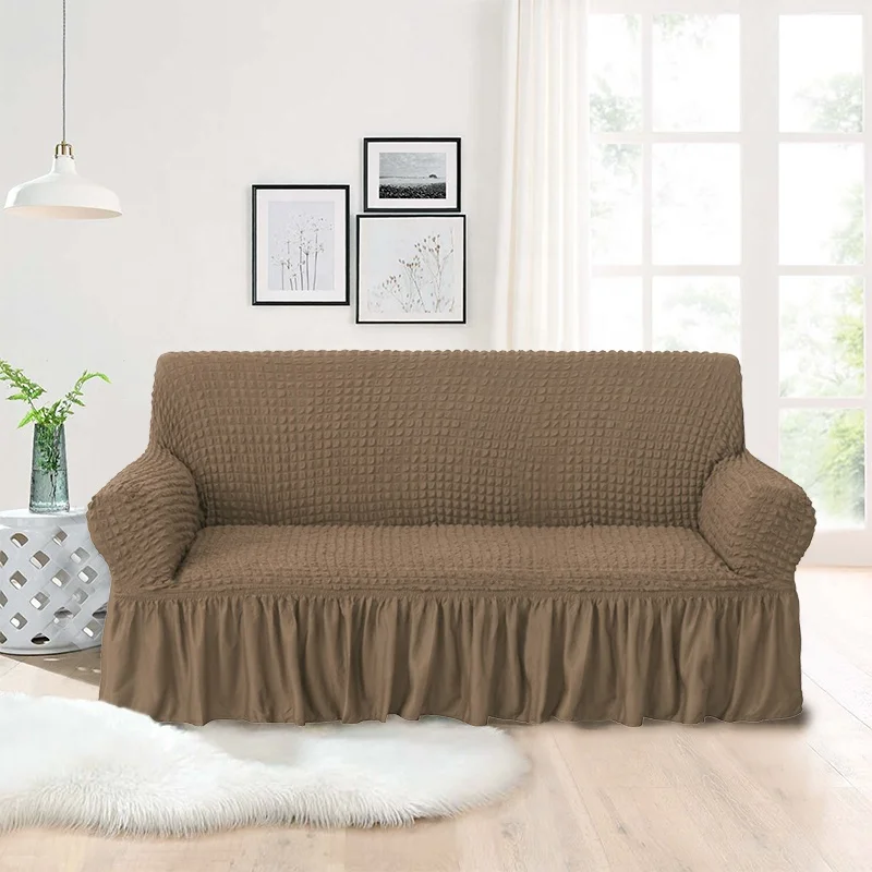Universal size polyester spandex sofa slipcover 1/2/3 seater sofa covers elastic stretch