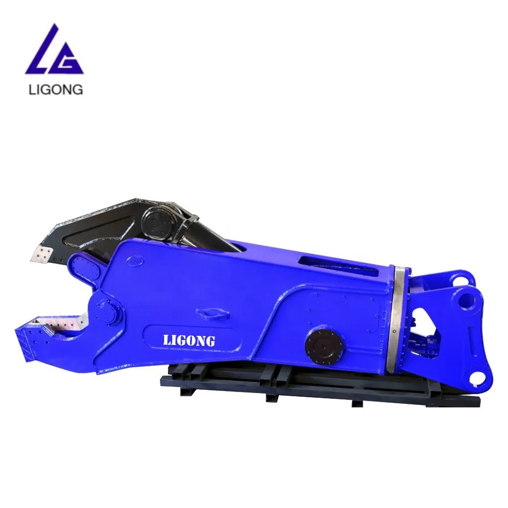 cutting concrete iron dh300 excavator used hydraulic shearing machine, demolition shear, hydraulic pulverizer