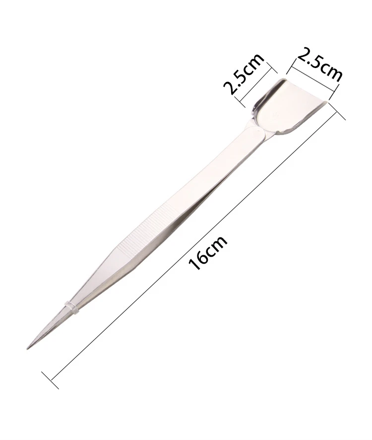 16 см Профессиональный пинцет из нержавеющей стали лопата Алмазный драгоценный камень с лопатками лопаты ювелирные изделия бусины инструмент для сбора страз