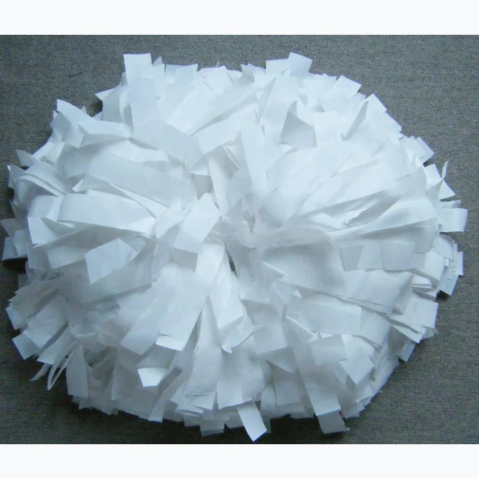  New hot pink plastic cheerleading pom poms for cheerleaders with factory