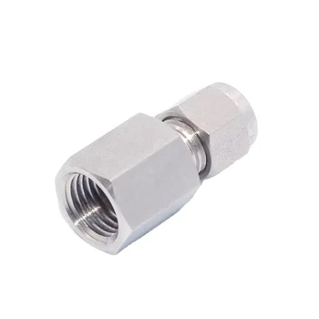 Stainless Steel 316 Forged Female Sanitary Reducing Connector 6mm 8mm 4mm Pipe Fitting