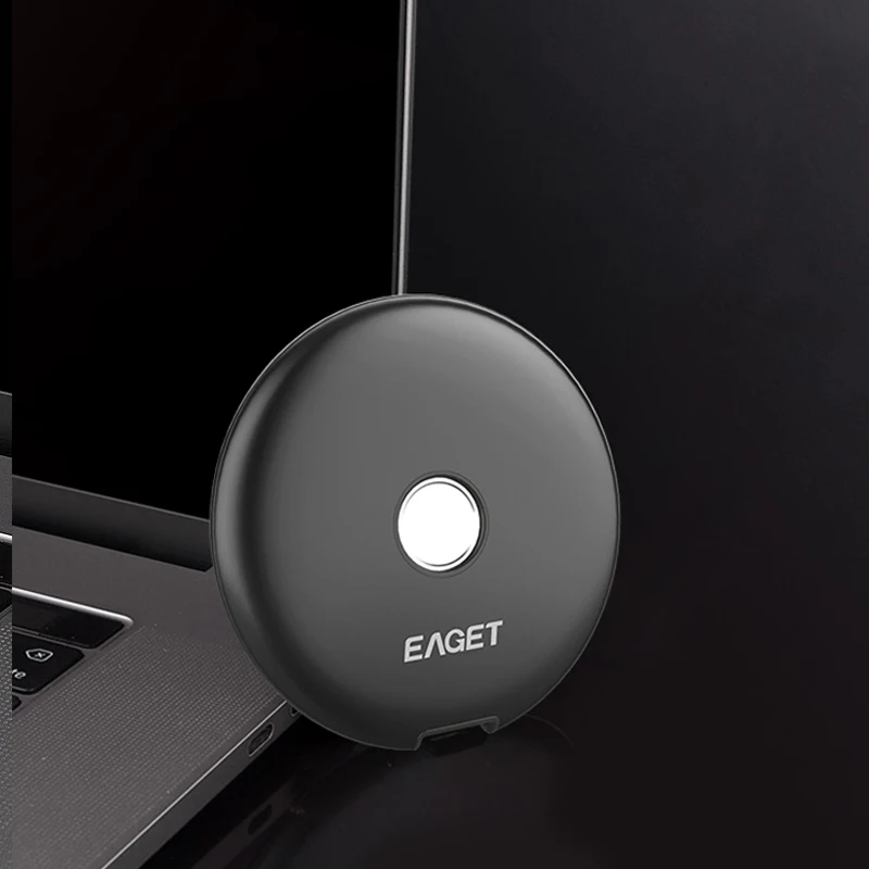 EAGET  FM1 512GB-1tb Type C USB 3.1 External Hard Disk PSSD Fingerprint Encryption SSD