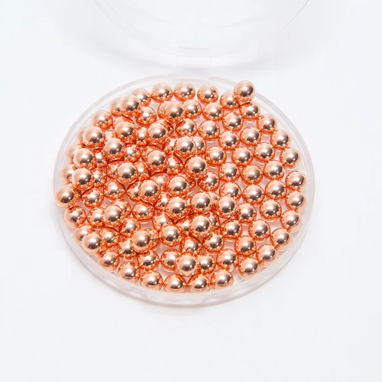 copper ball manufacturing copper sphere 4mm 5mm solid copper ball brass ball