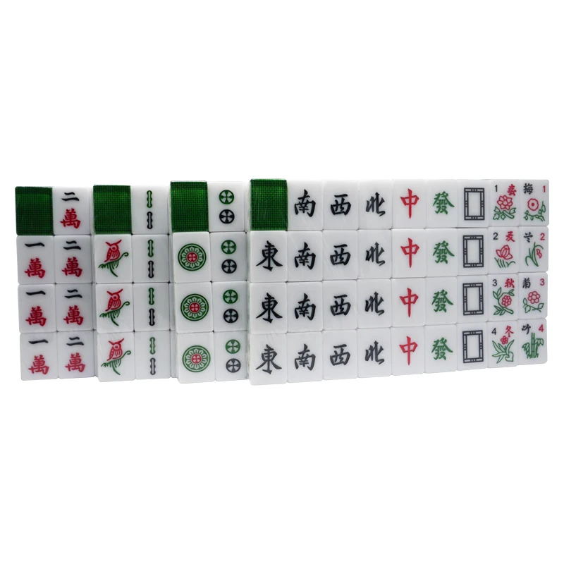 High-end acrylic automatic four-player 144 mahjong tiles HK, Taiwan, Japan, hand-rubbed, Southeast Asian home magnet mahjong