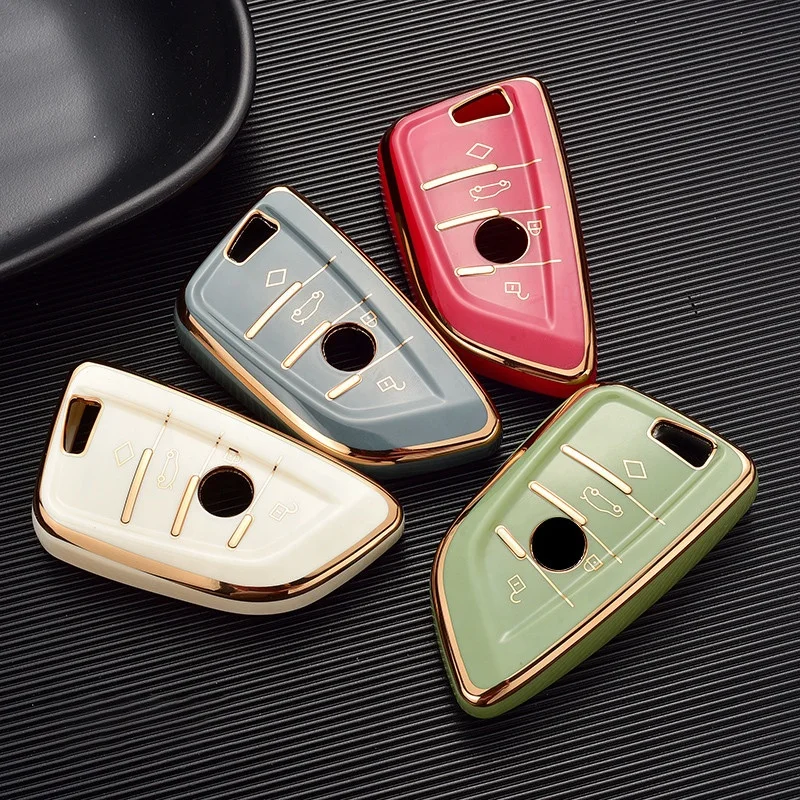 Best selling soft TPU Car Key Case For BMW X1 X3 X5 X6 X7 1 3 5 6 7 Series G20 G30 G11 F15 F16 G01 G02 F48 Keyless