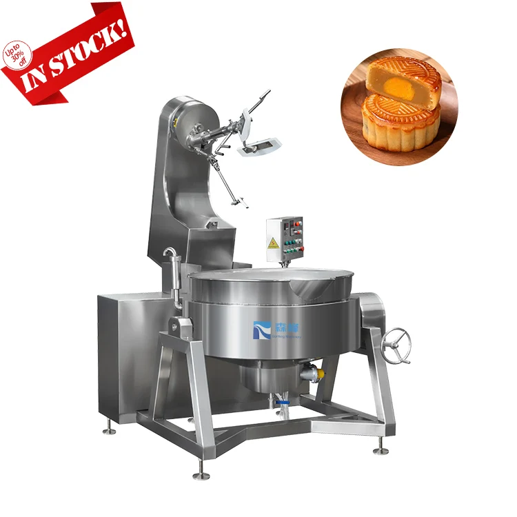Industrial Double Cooking Mixer  Curry Paste Making Machine Sugar Caramel Sauce Cooking Pot with Mixer