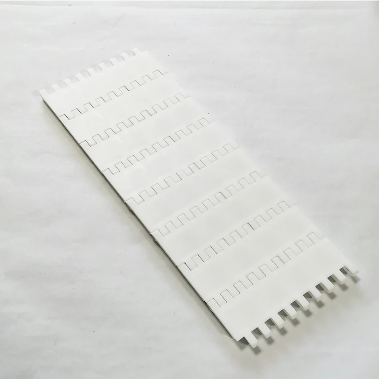 Popular Design Flat Turning Conveyor Part Plastic Material Solid Top Modular Belt For Meat Poultry Vegetables Industry