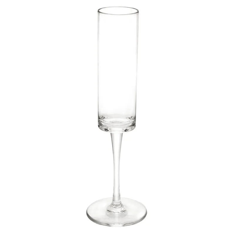 6oz Polycarbonate Champagne Glasses Tall Stem PC Tulip Glass 170ml Plastic Champagne Glass