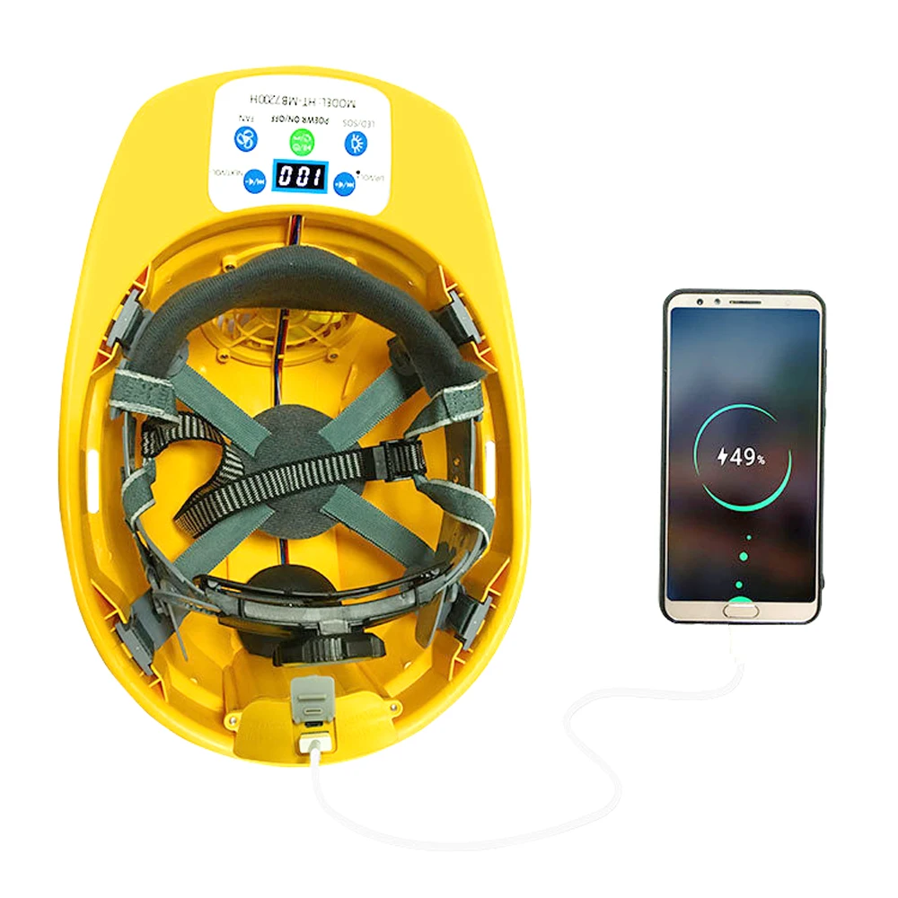 2021 New Solar Fan BT Speaker Electric Lighting Summer Helmet Cooling Fan