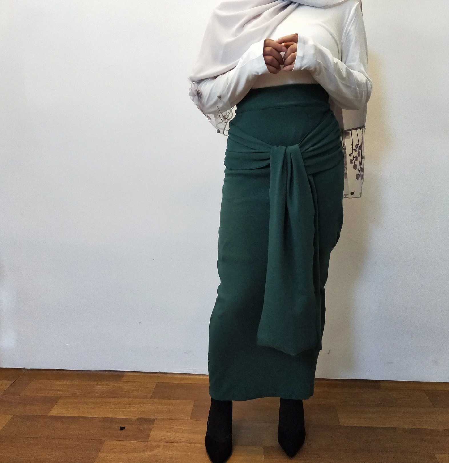 2143# Fashion Elegant Ladies High Waist Bodycon Skirt Office Women Stretch Skirts for Women Muslim