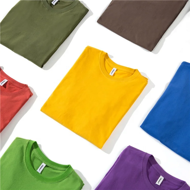 
custom tee shirts printing wholesale short sleeve cotton t shirts 