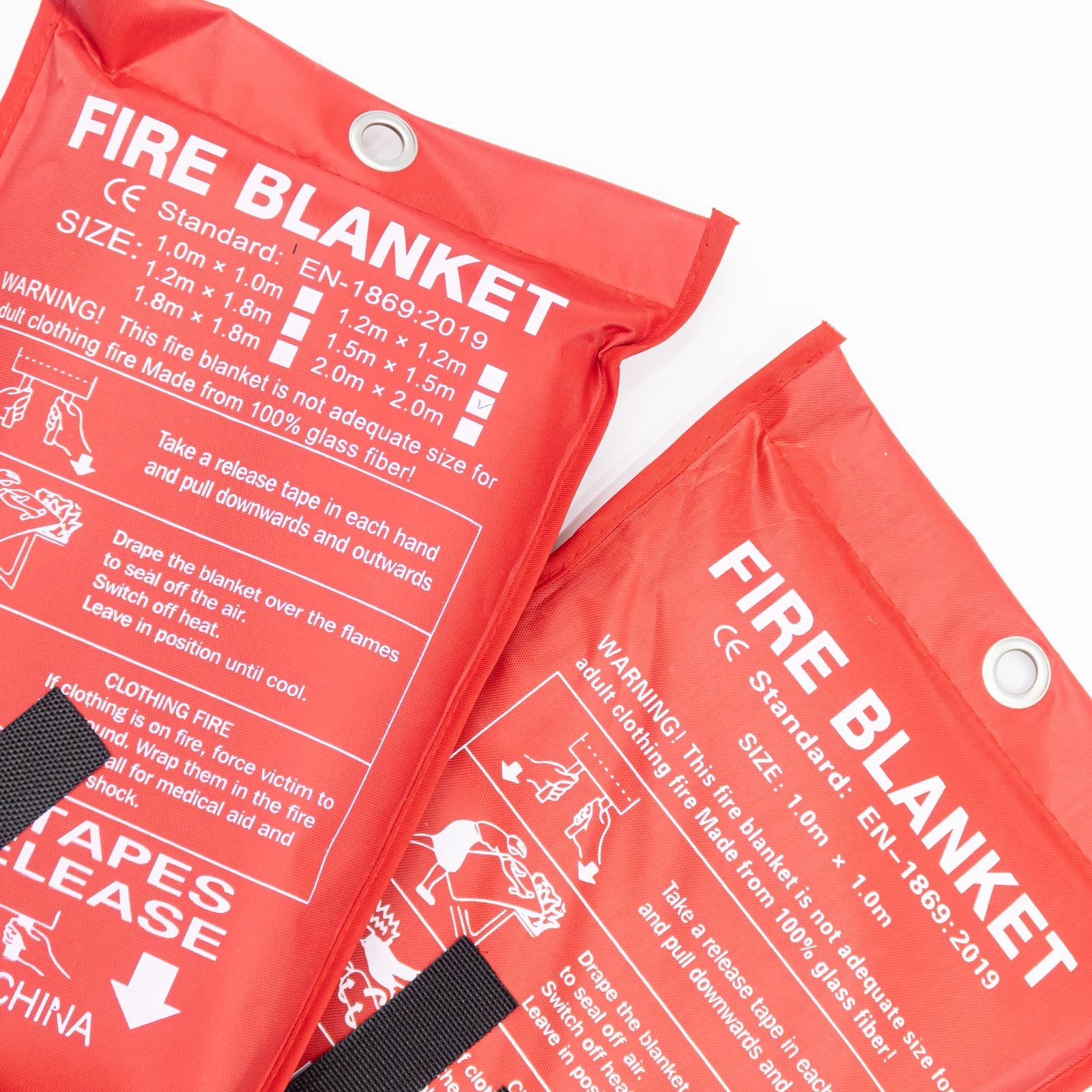 High Quality Wholesale car fire blanket 1.2 x 1.2 fire-killing blanket fire suppression blanket
