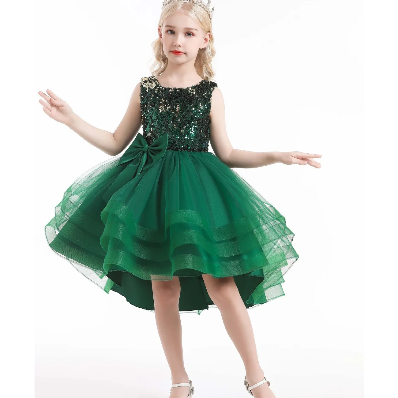 New Design Fancy Children Birthday Dress Kids Evening Party Dresses
