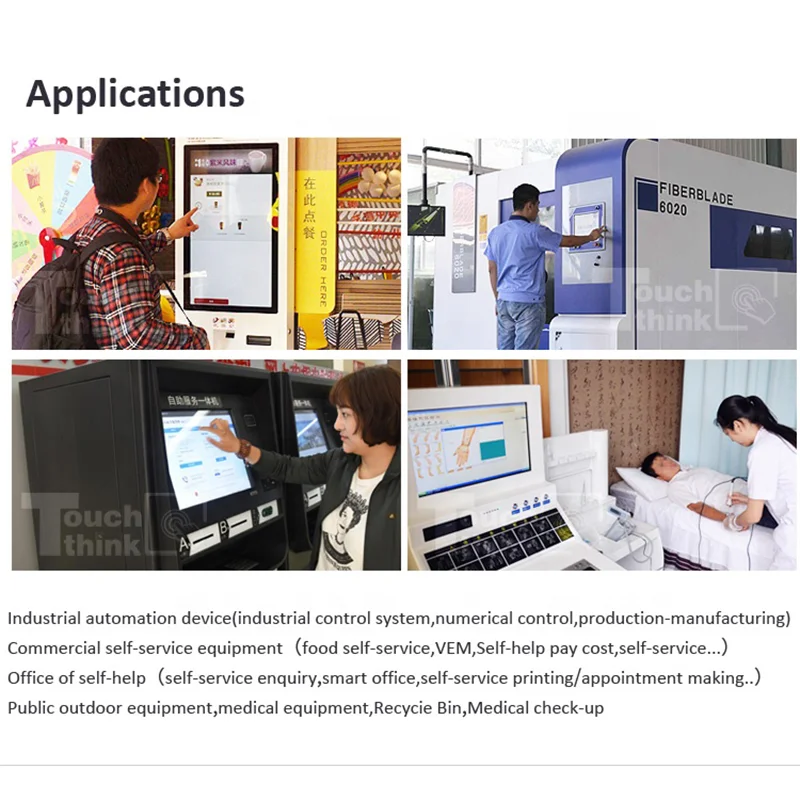 Medier Wholesale Low Price High Quality 15.6 Inch Metal Frame Capacitive Touch LCD Industrial 2k Monitor