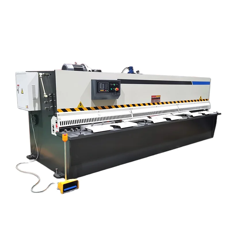 Hydraulic Shearing Machine Shear Beading QC12Y Hydraulic Shearing Machine With E21s Controller Cnc Max. Cutting Width (mm) 6000