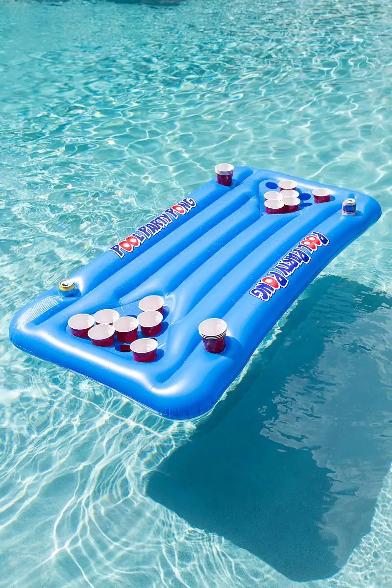  Beer Pong бассейна надувной плавающий Таблица вечерние бассейн лаундж
