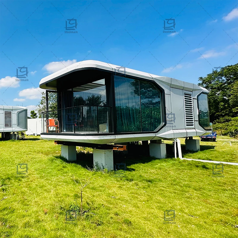 Space Capsule Hotel Cabin Container House  Mobile Hotel Prefabricated Future Capsule Room Tourism Capsule Hotel Cabin