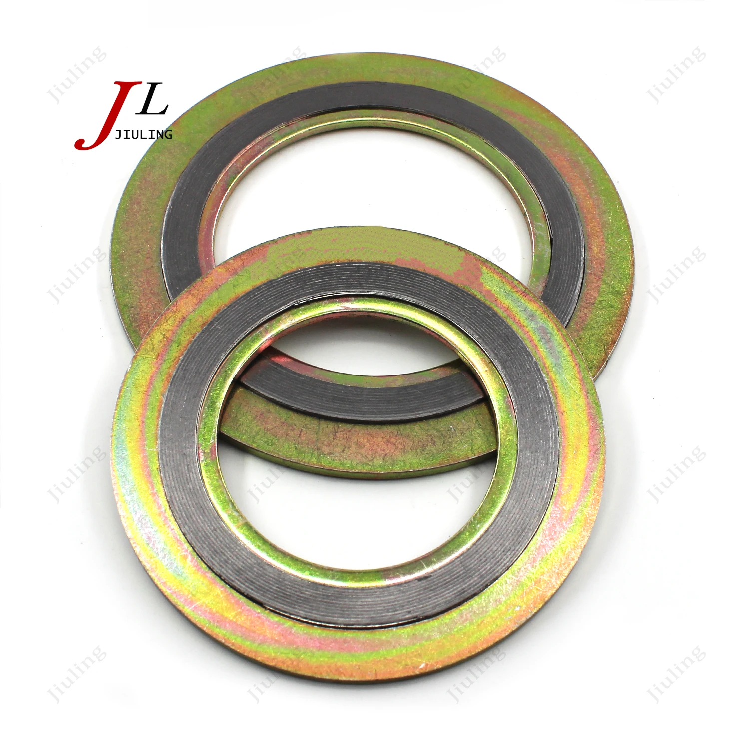 High quality high-temperature resistant metal spiral sealing ring wrapped with flexible sealing ring