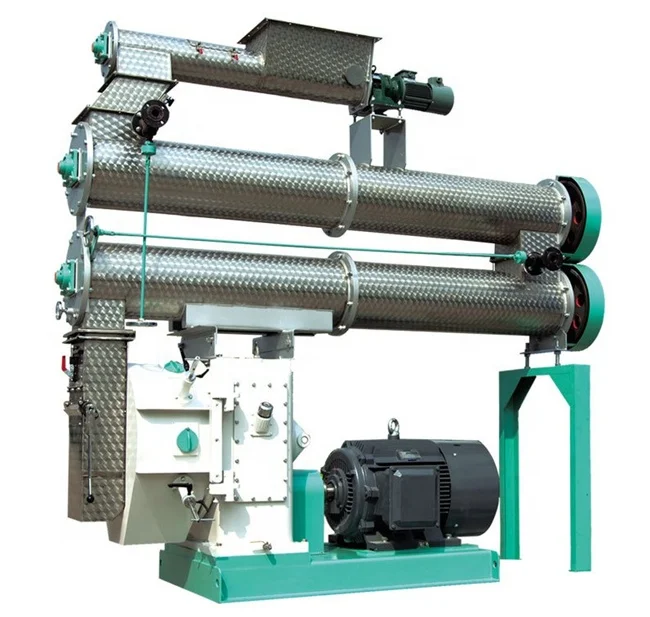 1-5T/H chicken broiler poultry feed pellet making machine animal feed pellet machine feed machinery 3 years quality warranty