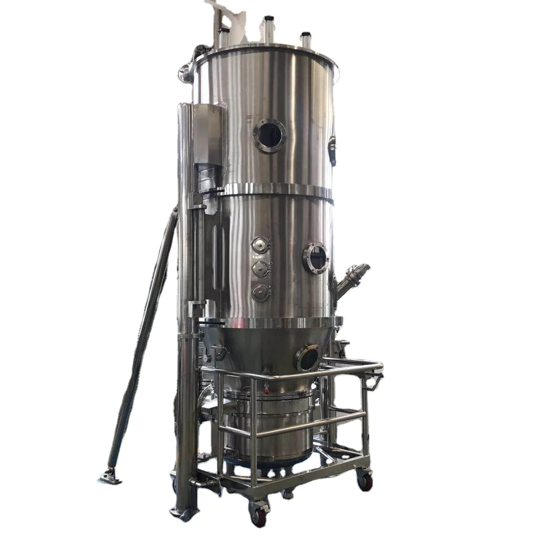 
FL-120 Price FL food chemical pharmaceutical powder granules fluid fluidized bed spray dryer granulator drying machine 
