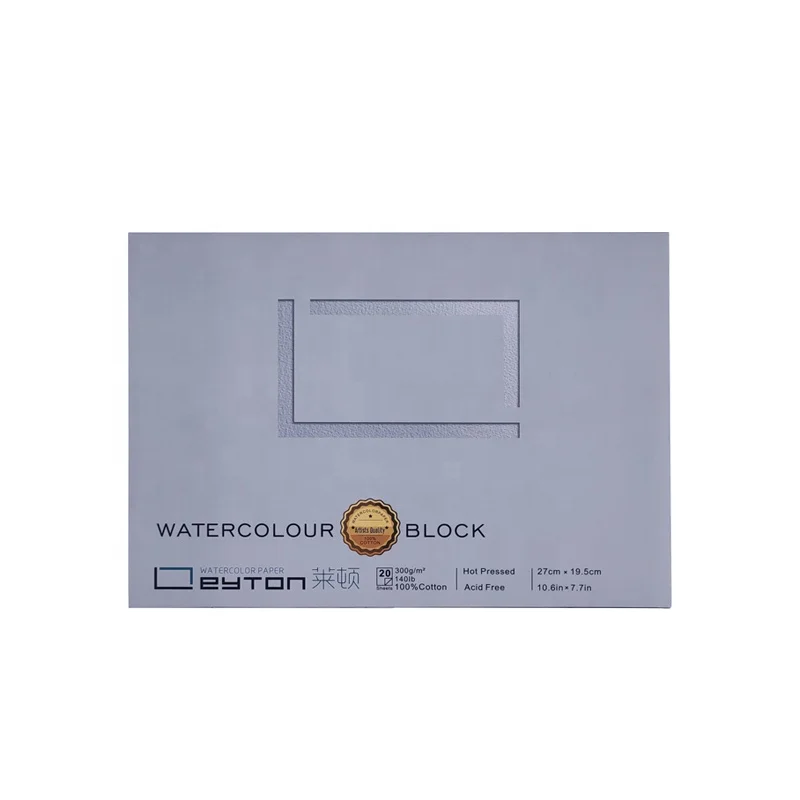 
Professional Artist Leyton Watercolor Paper Pad Cold Pressed Hot Pressed Rough 230 300 350 450 gsm 4K 8K 16K Watercolour Book 