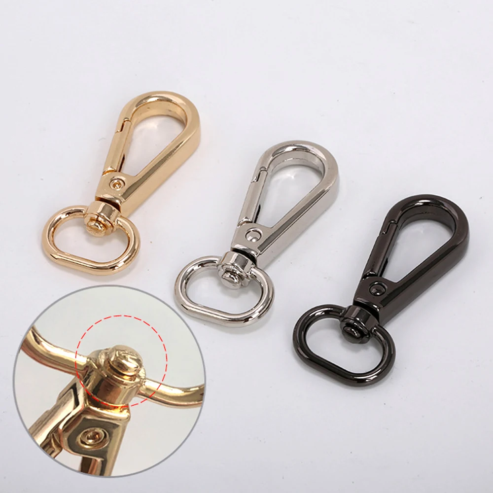 Wholesale  Zinc Alloy bags accessories  rotating Snap Hook clip luggage accessories luggage hardware Webbing Keychain Hooks