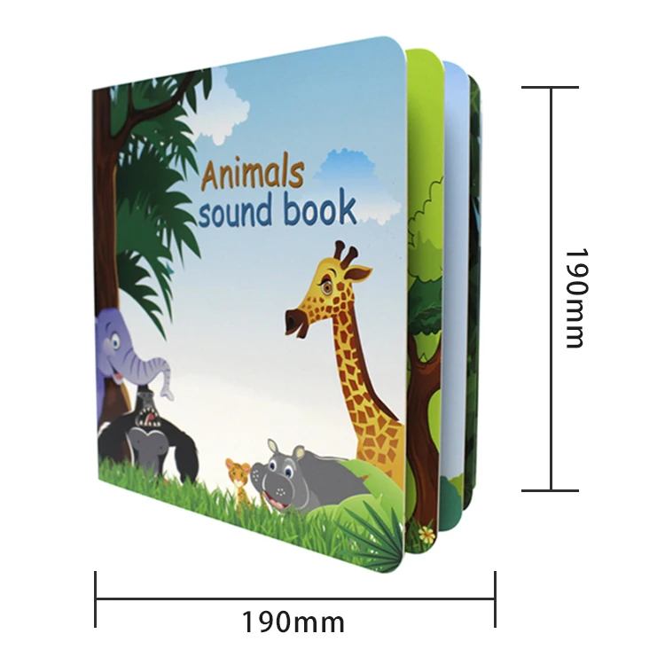 High quality product Khmer sound book and  baby sound book module kid learning activity music book